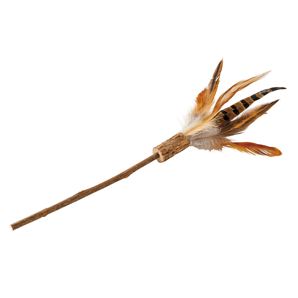 Nyanta Club 木天蓼木棒逗貓棒 山雞羽毛