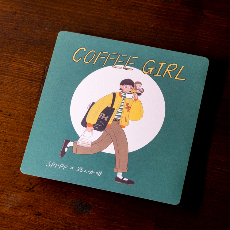 SPPPP X 路人咖啡｜明信片｜Coffee Girl