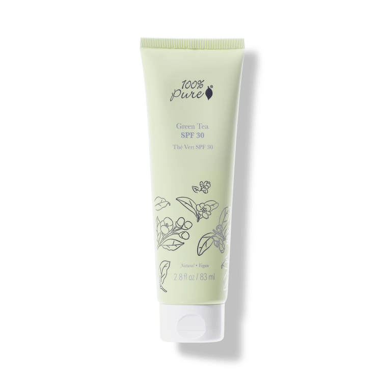 美國100%Pure綠茶防曬保濕乳SPF30