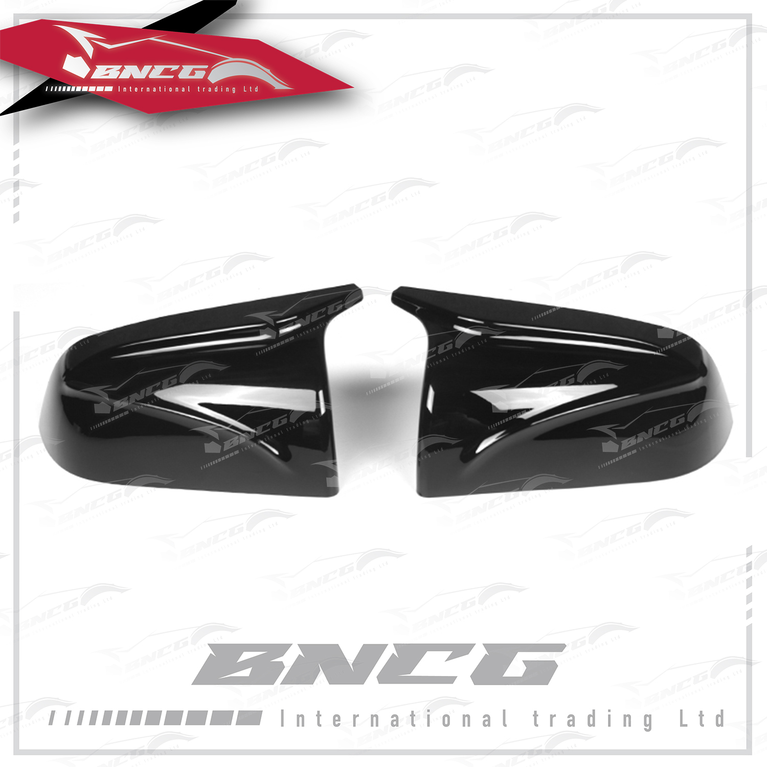 特斯拉 Tesla Model 3 17-20年式 改裝 外觀件 空力套件 ABS 亮黑 牛角款 替換式 後照鏡殼