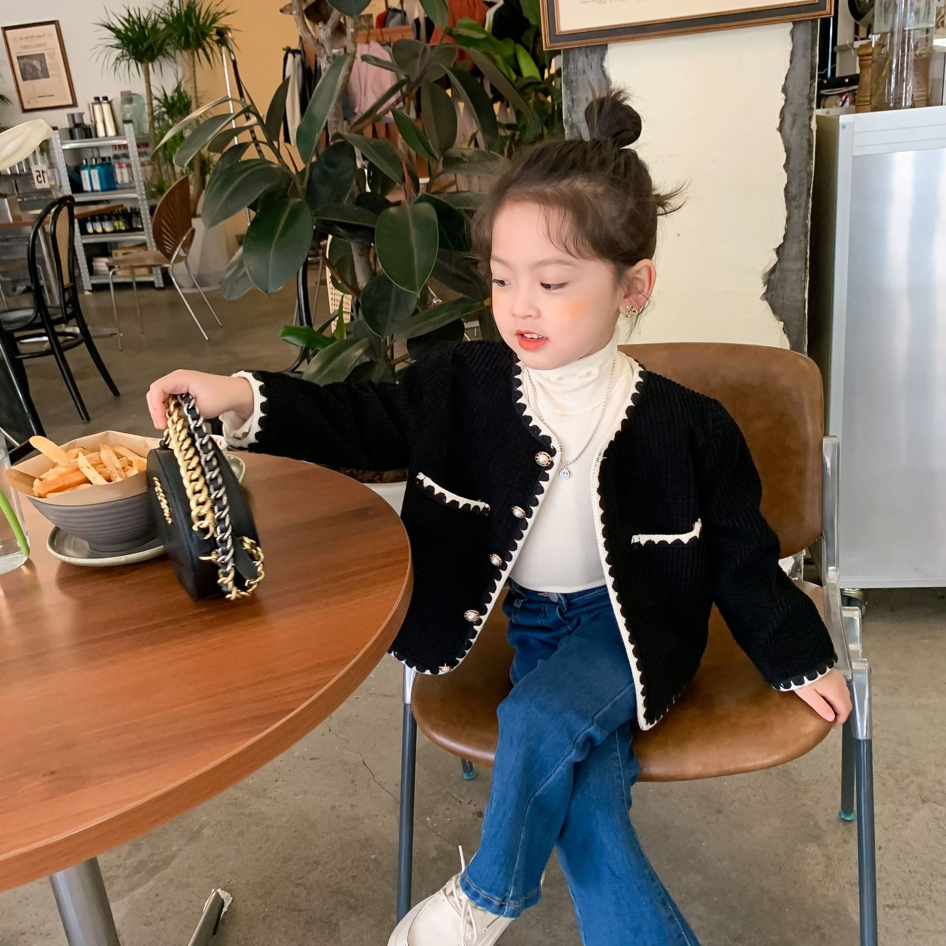 小香風燈芯絨外套