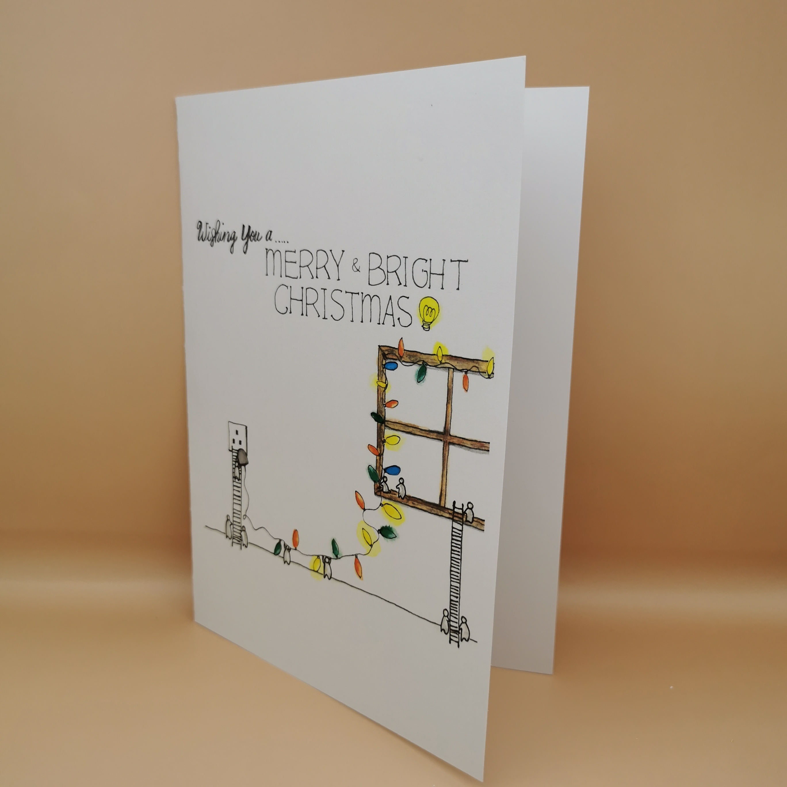 聖誕卡 ( 燈串 )