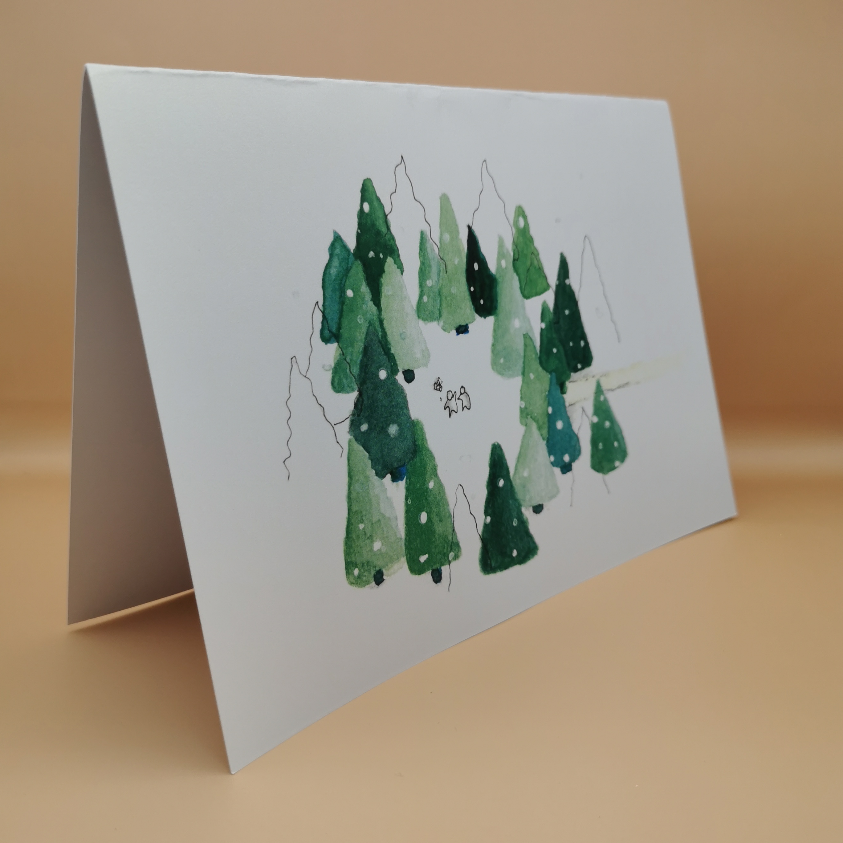 萬用卡  ( 圓圈樹木 )