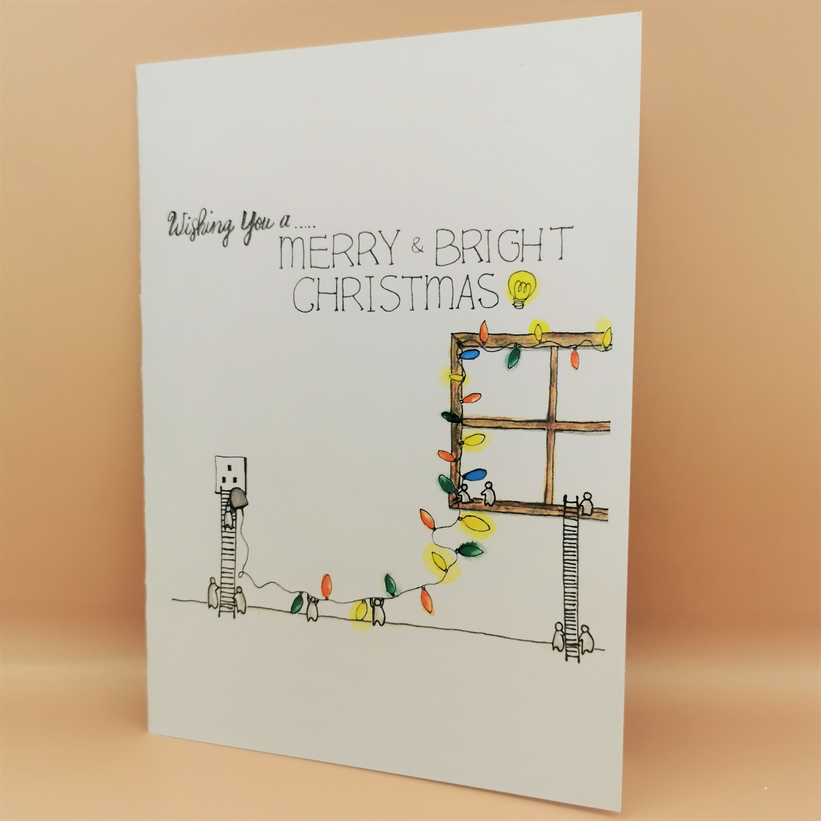聖誕卡 ( 燈串 )