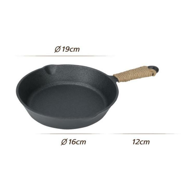 Snowline Iron Cooking Pan 鑄鐵鍋（黑色）