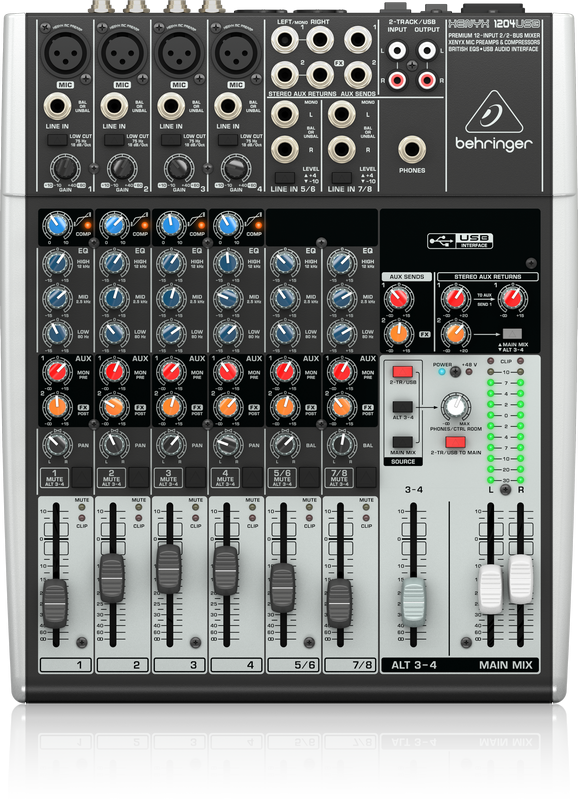 Behringer Xenyx 1204USB 類比混音器 混音機
