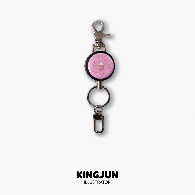 【限定聯名】 icure&KINGJUN-i好溜伸縮鑰匙圈-蠢兔