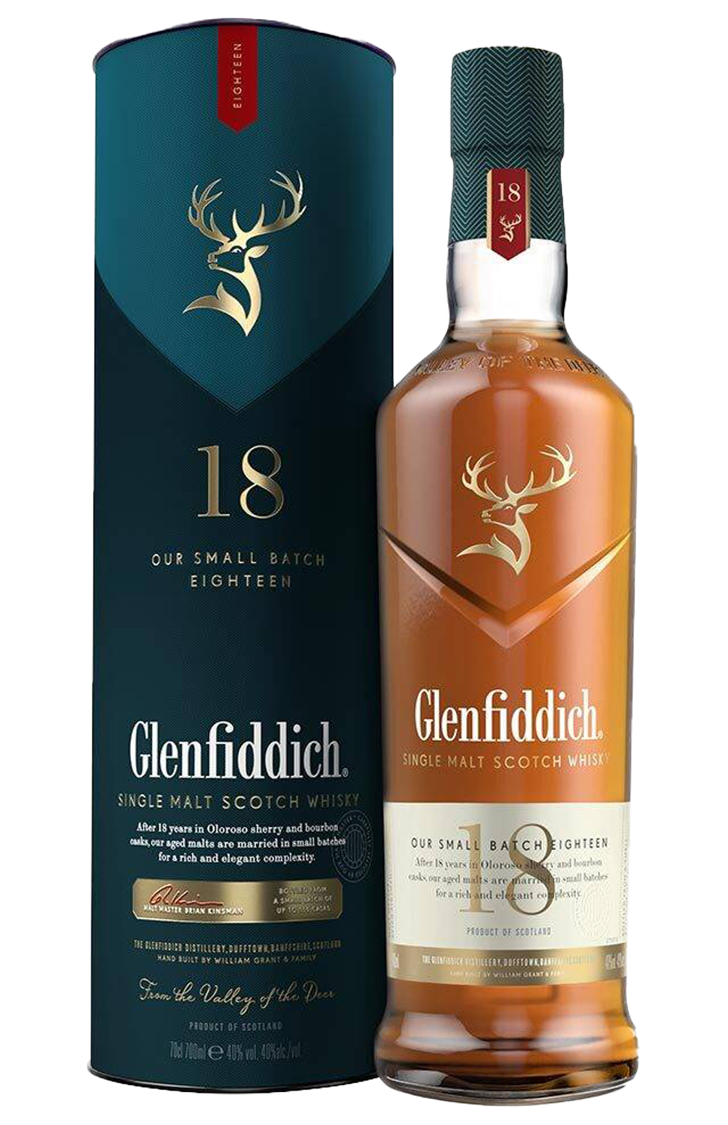 Glenfiddich 18 Year Old Single Malt Scotch Whisky