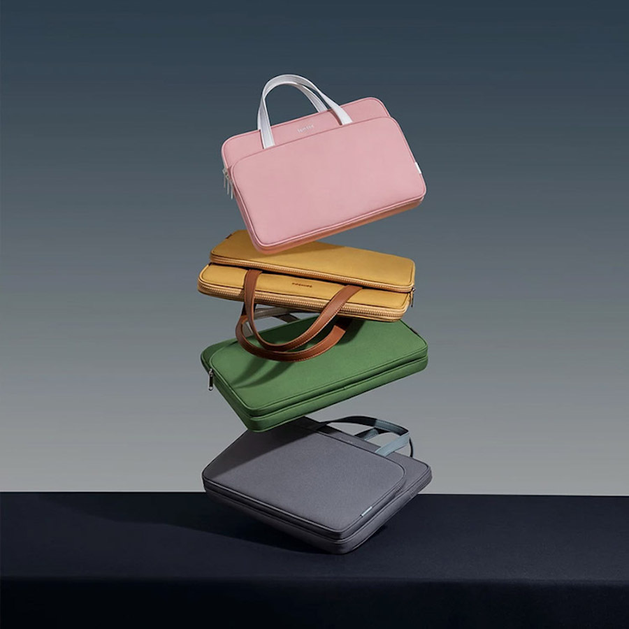 Tomtoc 時尚日記筆電包・適用於14吋MacBook Pro & 13吋筆記型電腦 (馬卡繽紛四色) - 商品分享