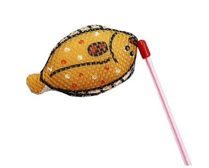 Comet 潔牙伸縮貓棒 比目魚