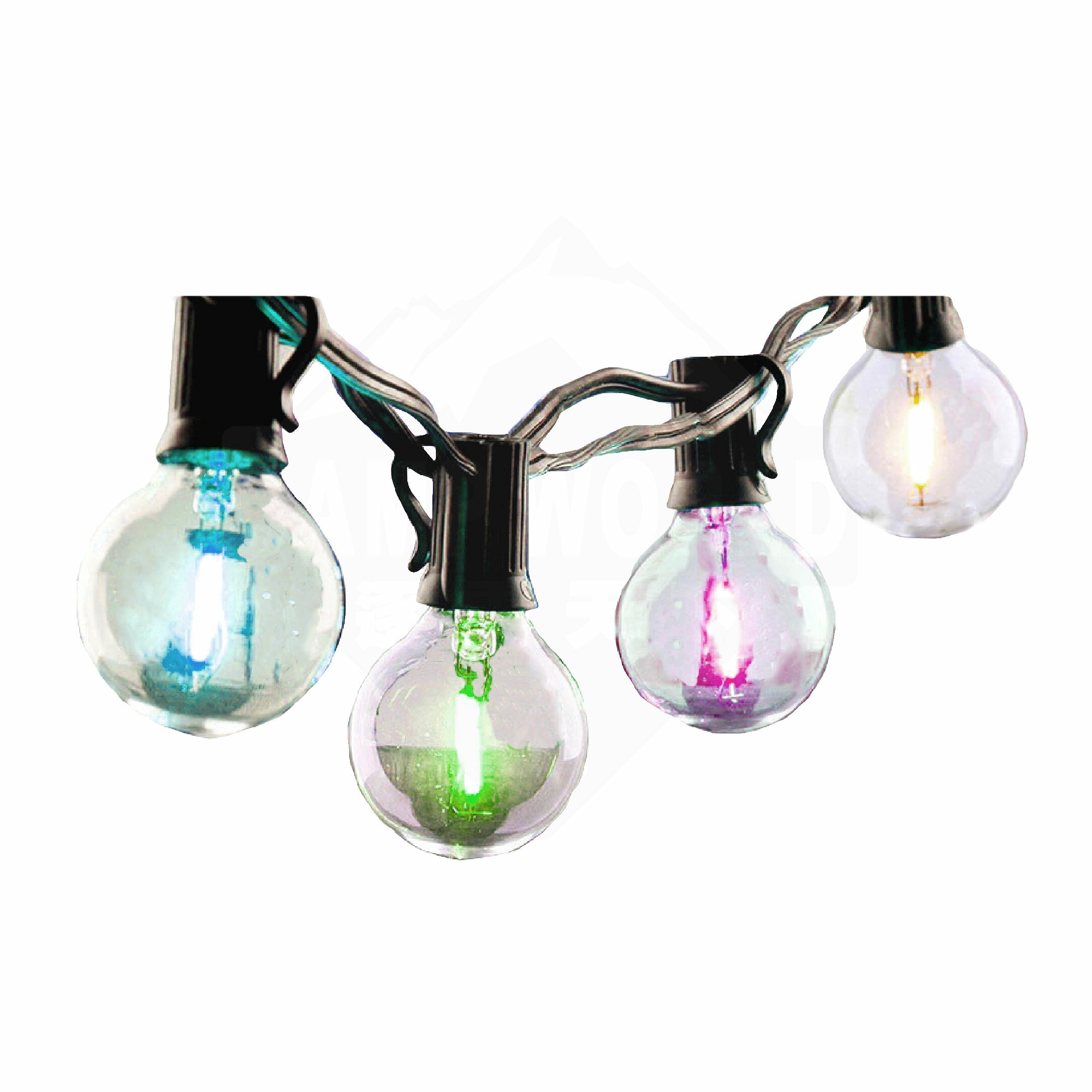 【CAMPWORLD】逐露天下 G40復古防水LED串燈—炫彩星空版