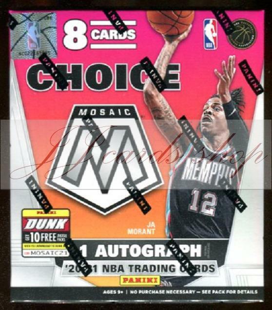 NBA 2020-21 Panini Mosaic CHOICE 馬賽克系列精選版籃球卡卡盒