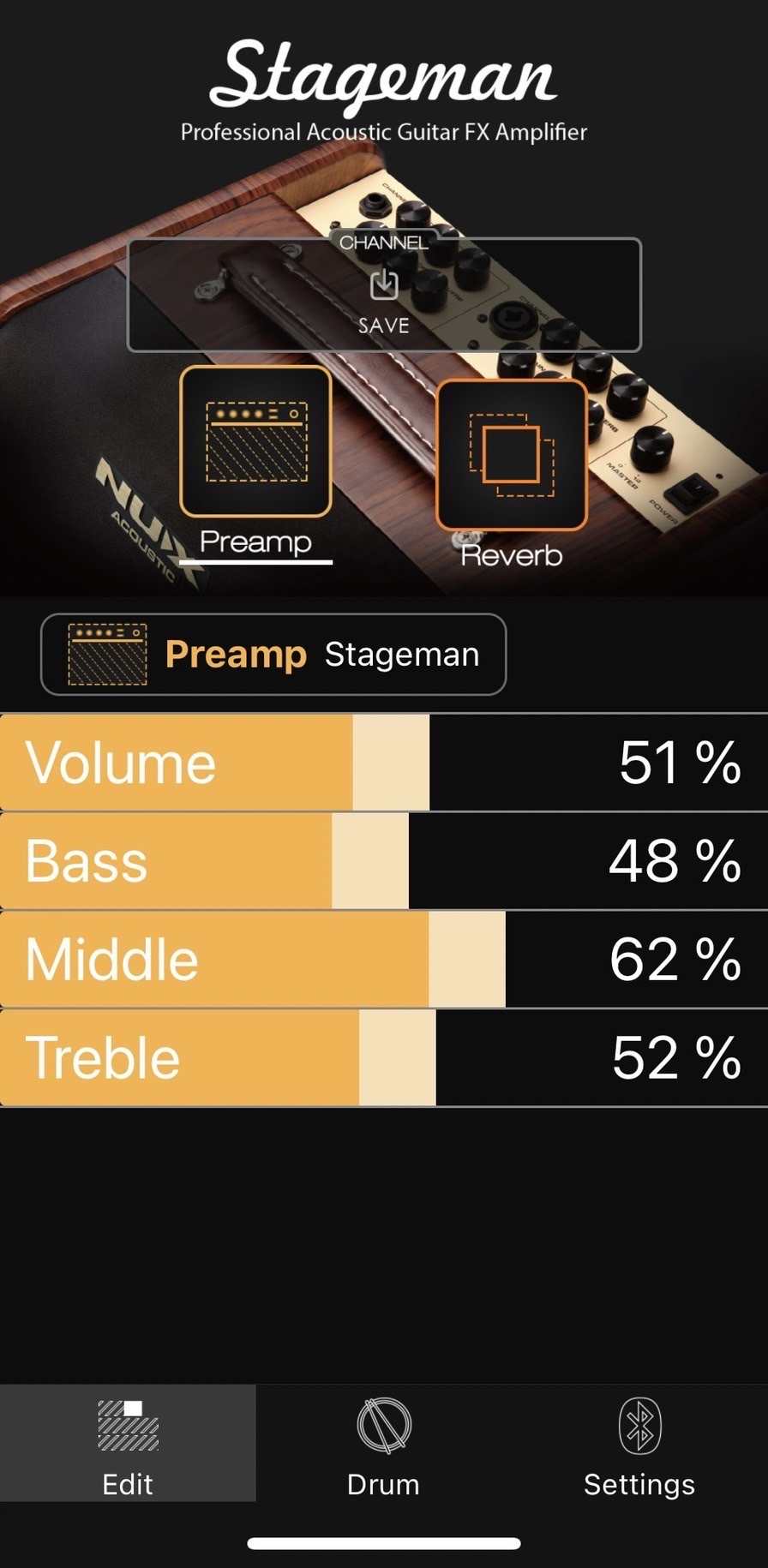 NUX NUX - Stageman AC-25 木吉他音箱 充電式 app操作 內建Loop及節奏鼓機 支援藍牙 第 5 張圖片｜三峽吉他 / Bass