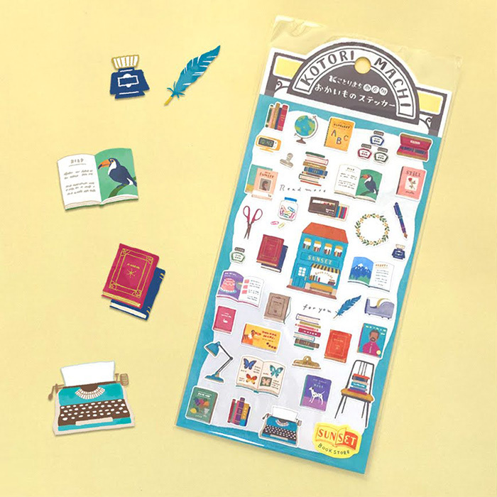 日本 Mind Wave 商店街系列貼紙 書店