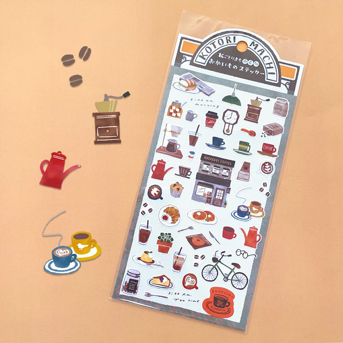 日本 Mind Wave 商店街系列貼紙 咖啡店