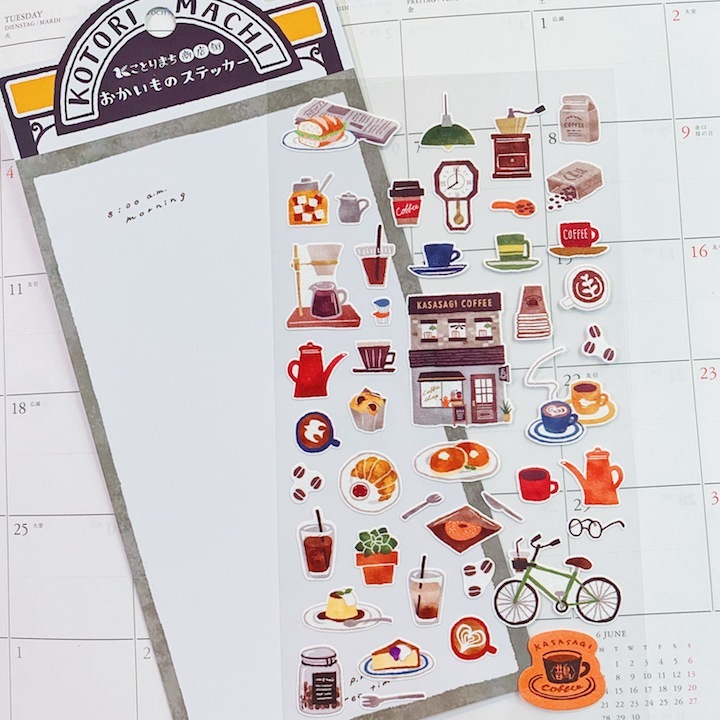 日本 Mind Wave 商店街系列貼紙 咖啡店