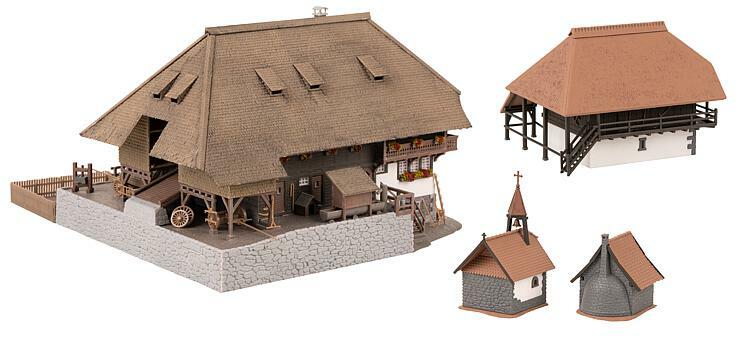 Faller 130677 HO scale, Vogtsbauernhof Black Forest Set