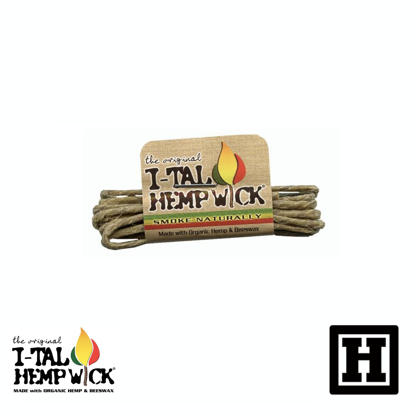 I-TAL Hemp Wick 蜂蠟燃繩
