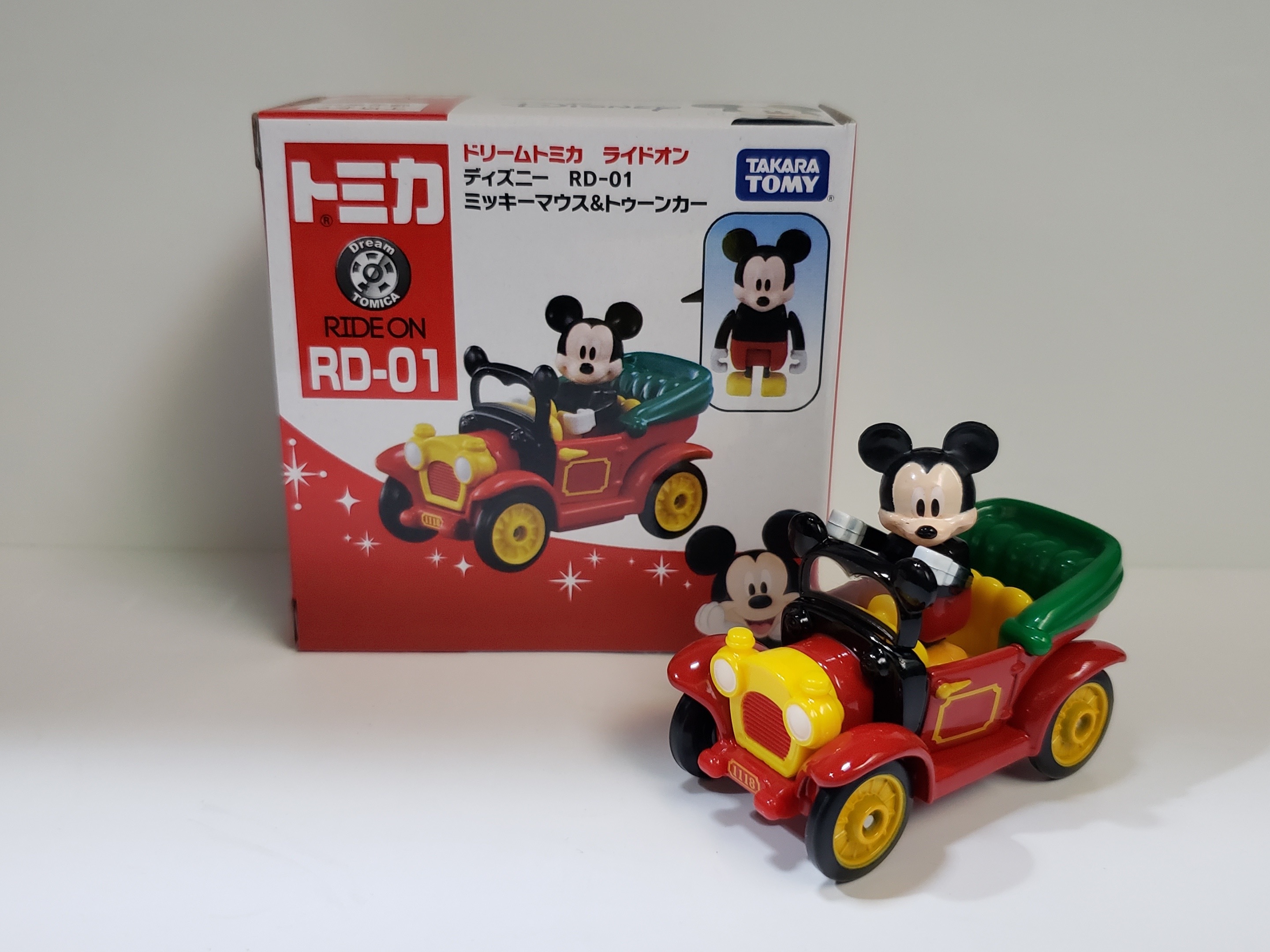 Mini Car Mickey Mouse Disney x TOMICA RD 01