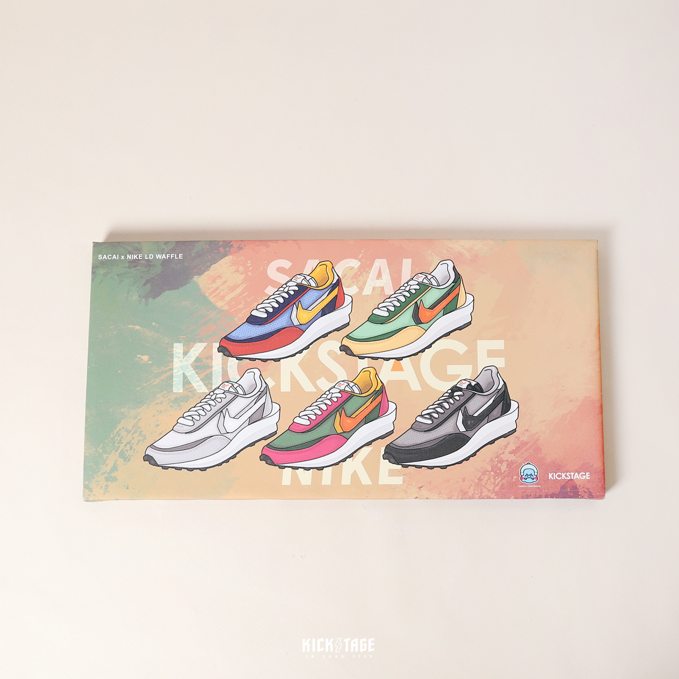 KICKSTAGE x 寂寞鱷魚 Nike sacai 聯名 lonely.crocodile 畫布 掛畫【KS53】