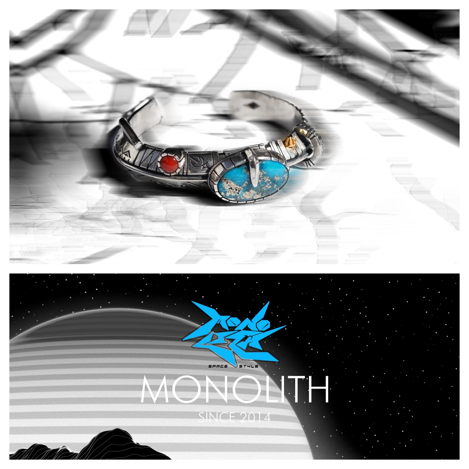 幾何拼接打印【手環】