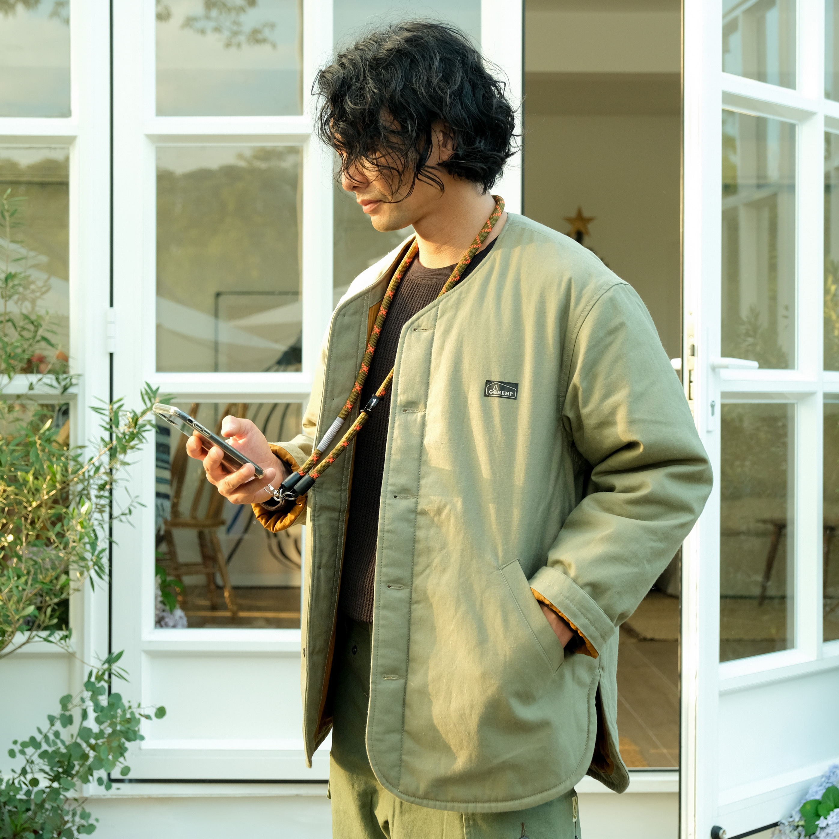 ゴーヘンプ GO HEMP SPRING FIELD JACKET-