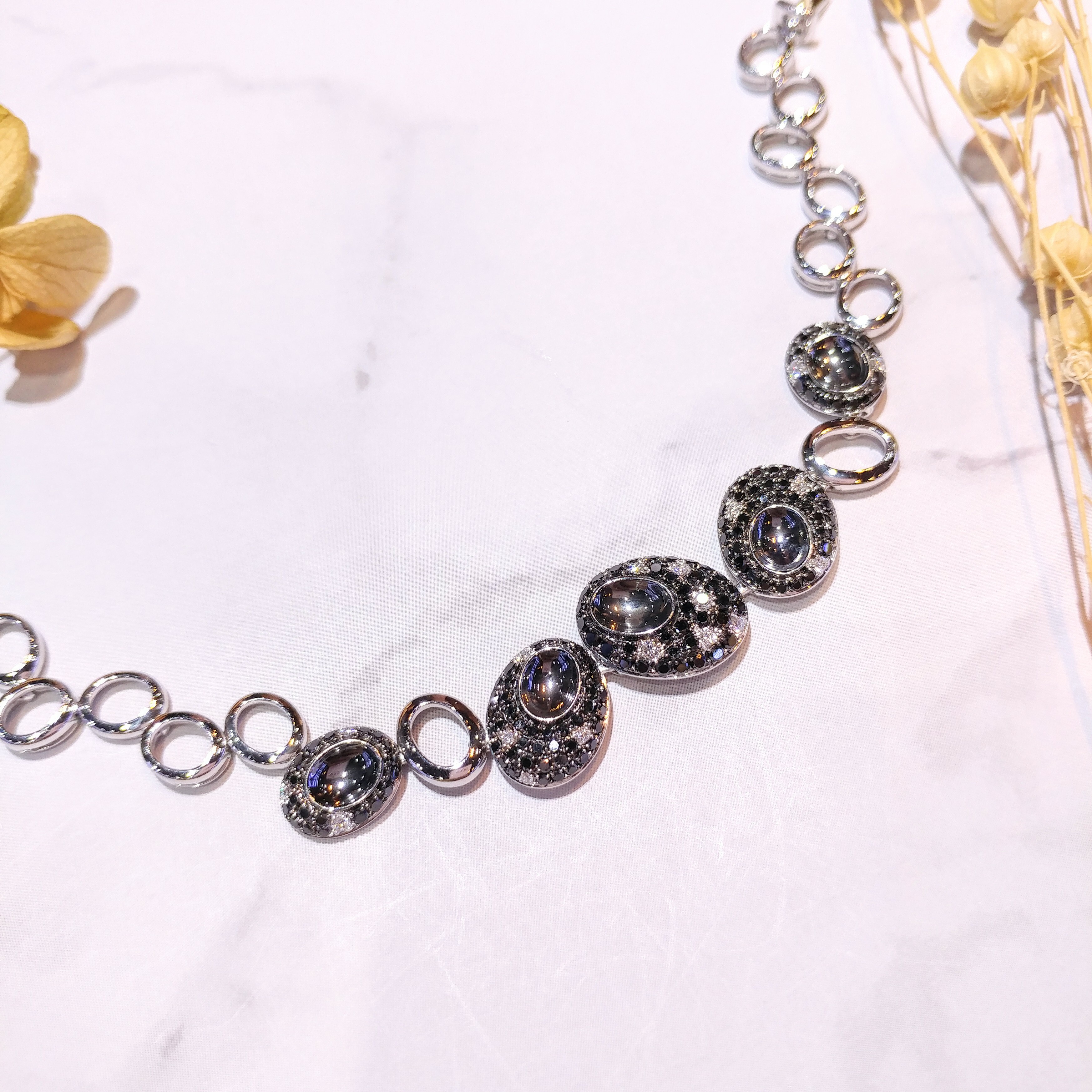 全新18K金1卡14份鑽石手鍊