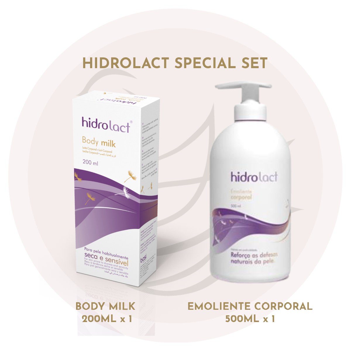 HIDROLACT Special Set (Body Milk + Body Lotion)