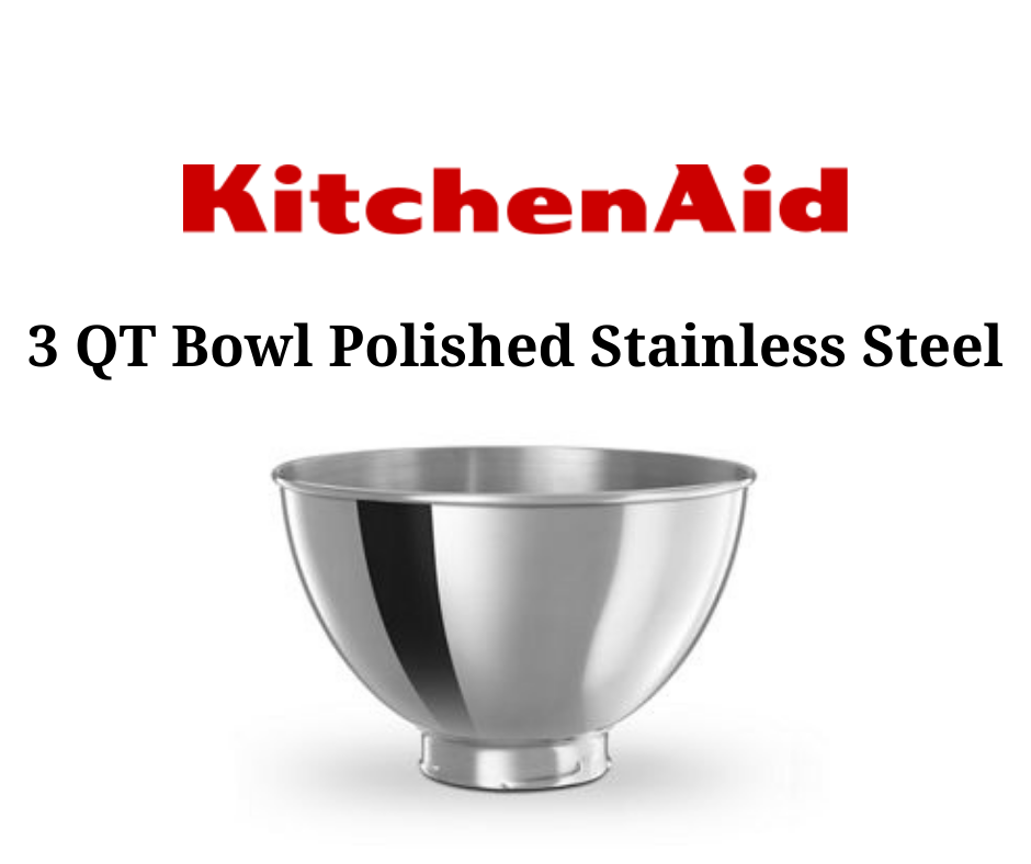 KitchenAid 3-Quart Stainless Steel Mixing Bowl at