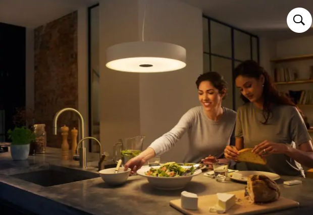 Philips 40339 Hue Fair 黃白光吊燈 (藍牙版) (黑/白)