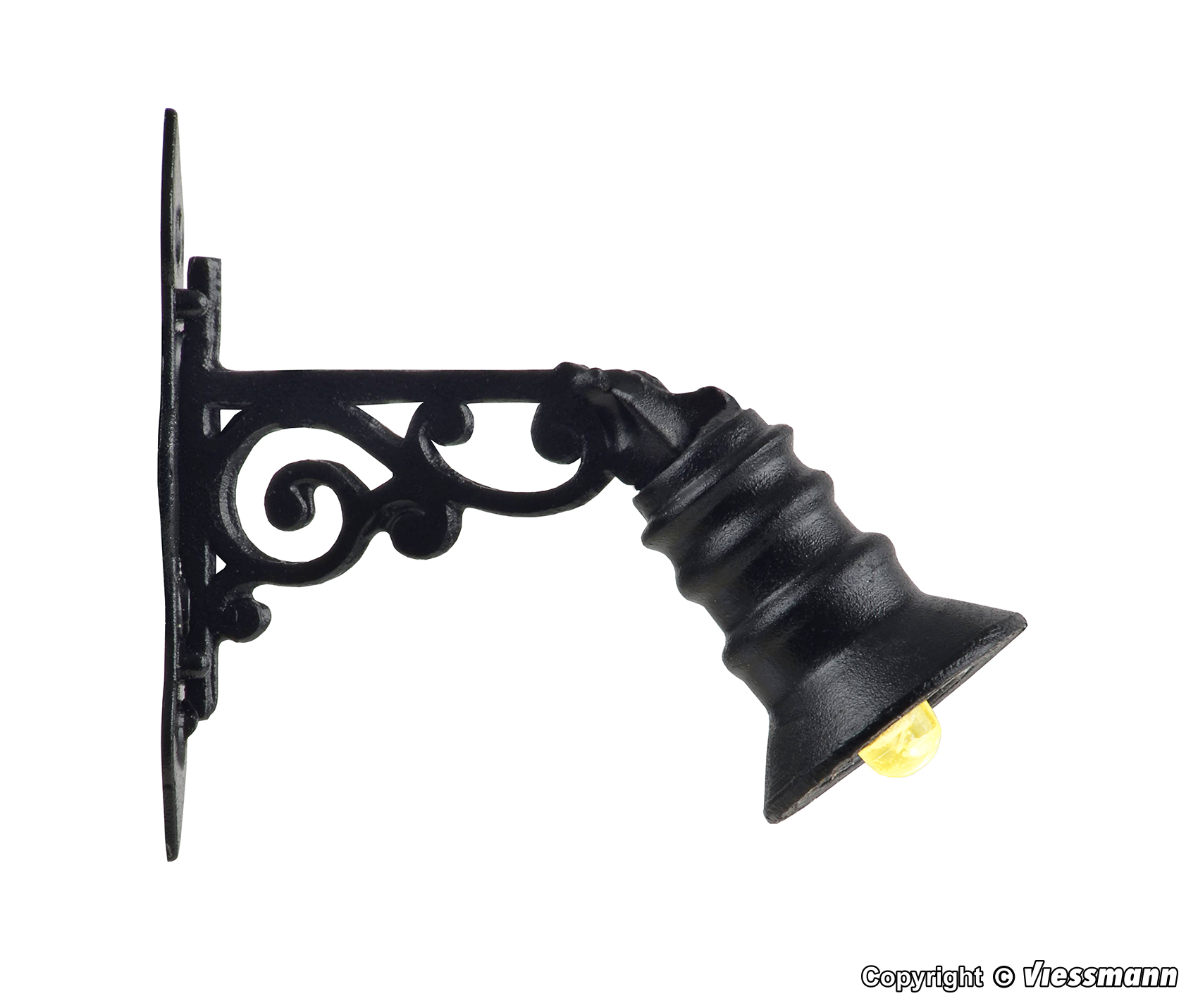 Viessmann 6076 HO規 Wall park lamp LED warm-white 壁燈 暖白色