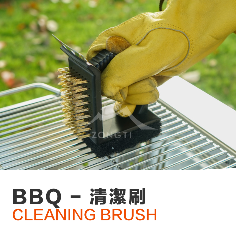 【CLS】BBQ野炊燒烤清潔刷｜短柄款 D-1-3