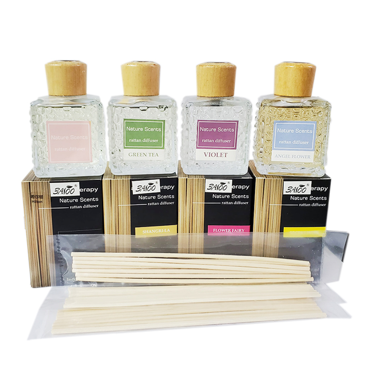 四方籐枝香薰花座 80ml (連籐枝1pack) No.438479