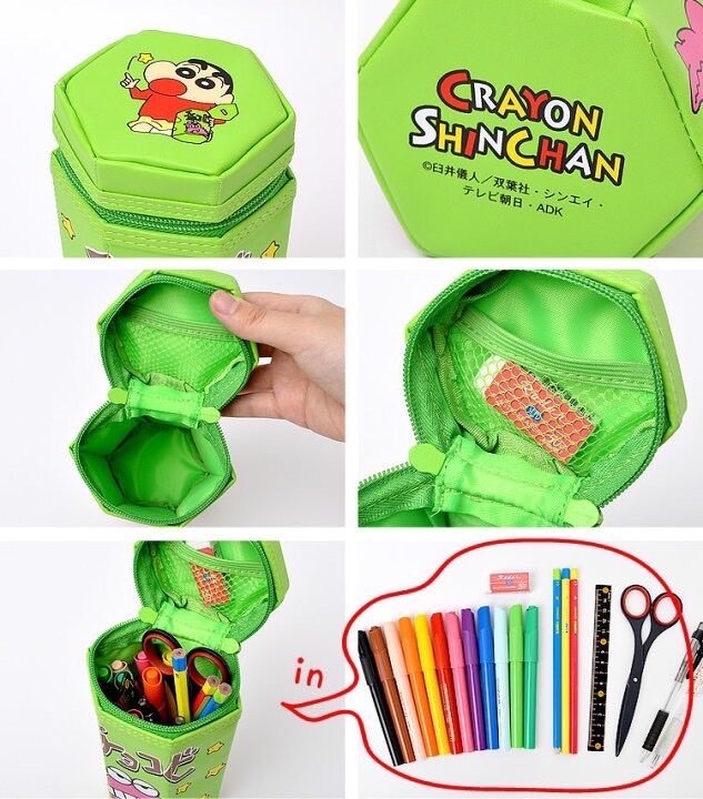 蠟筆小新巧克比造型筆袋