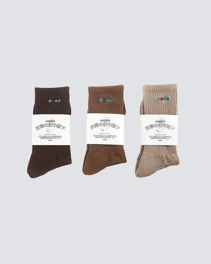 【FUMBLE】Essential Socks｜100% Cotton｜Hong Kong Original Design
