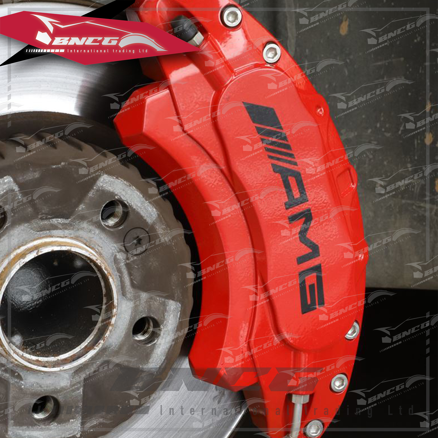 賓士 Benz 原廠 全車系適用 改裝 外觀件 鋁合金 煞車卡鉗罩 卡鉗蓋 訂製字樣不加價 12色可選 【一套4組】