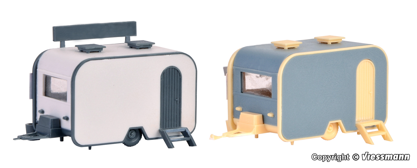 Vollmer 45144 HO Scale, Sales trailer 2 pieces