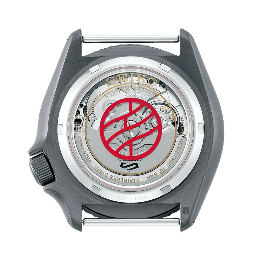【SEIKO 精工】5 Sports系列 火影忍者 鹿丸聯名機械錶  4R36-09G0H 42.5mm 現代鐘錶