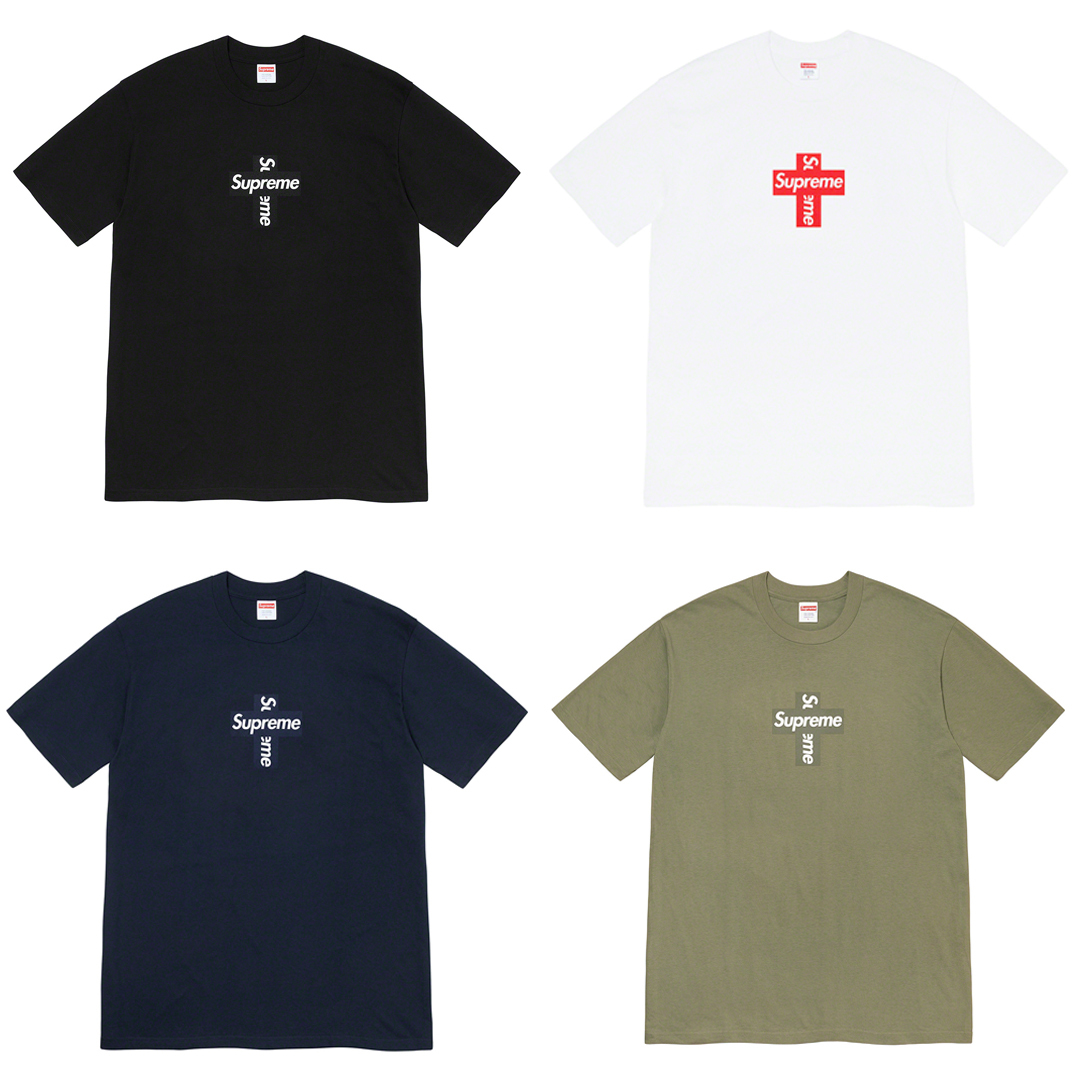 SUPREME CROSS BOX LOGO TEE - FW20T25