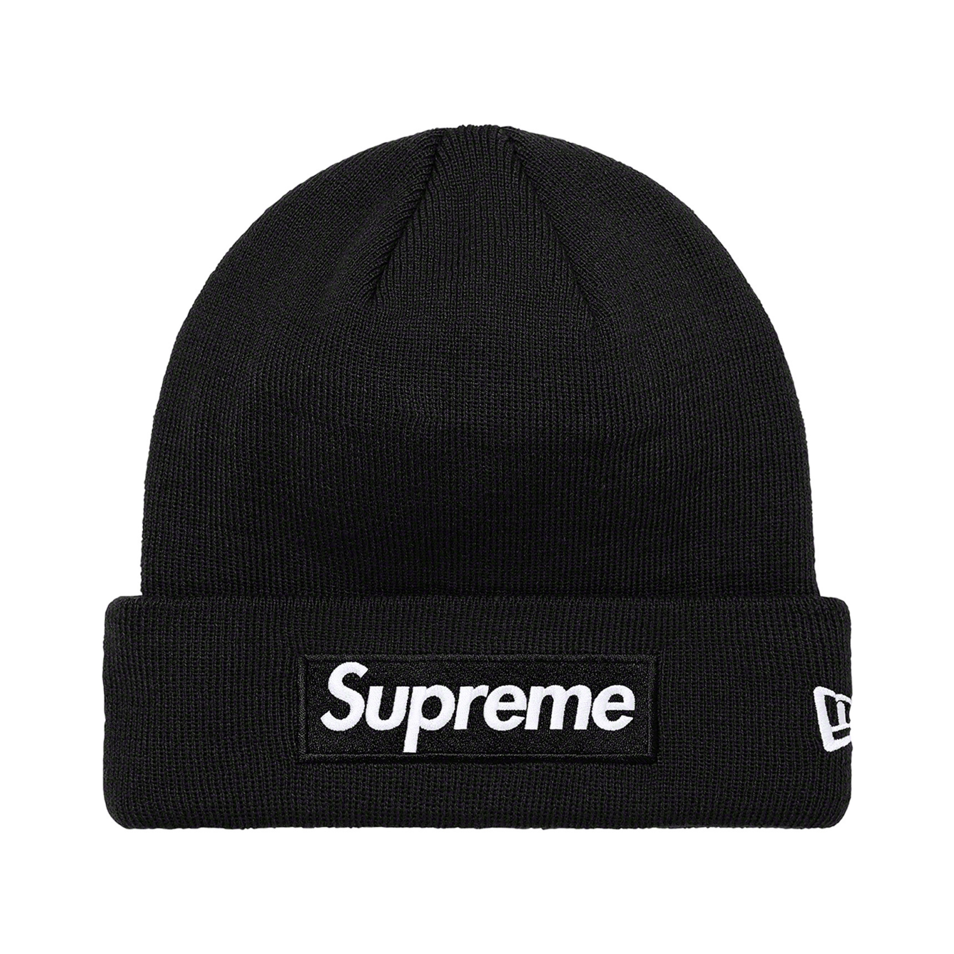 Supreme New Era® Box Logo Beanie (Black)