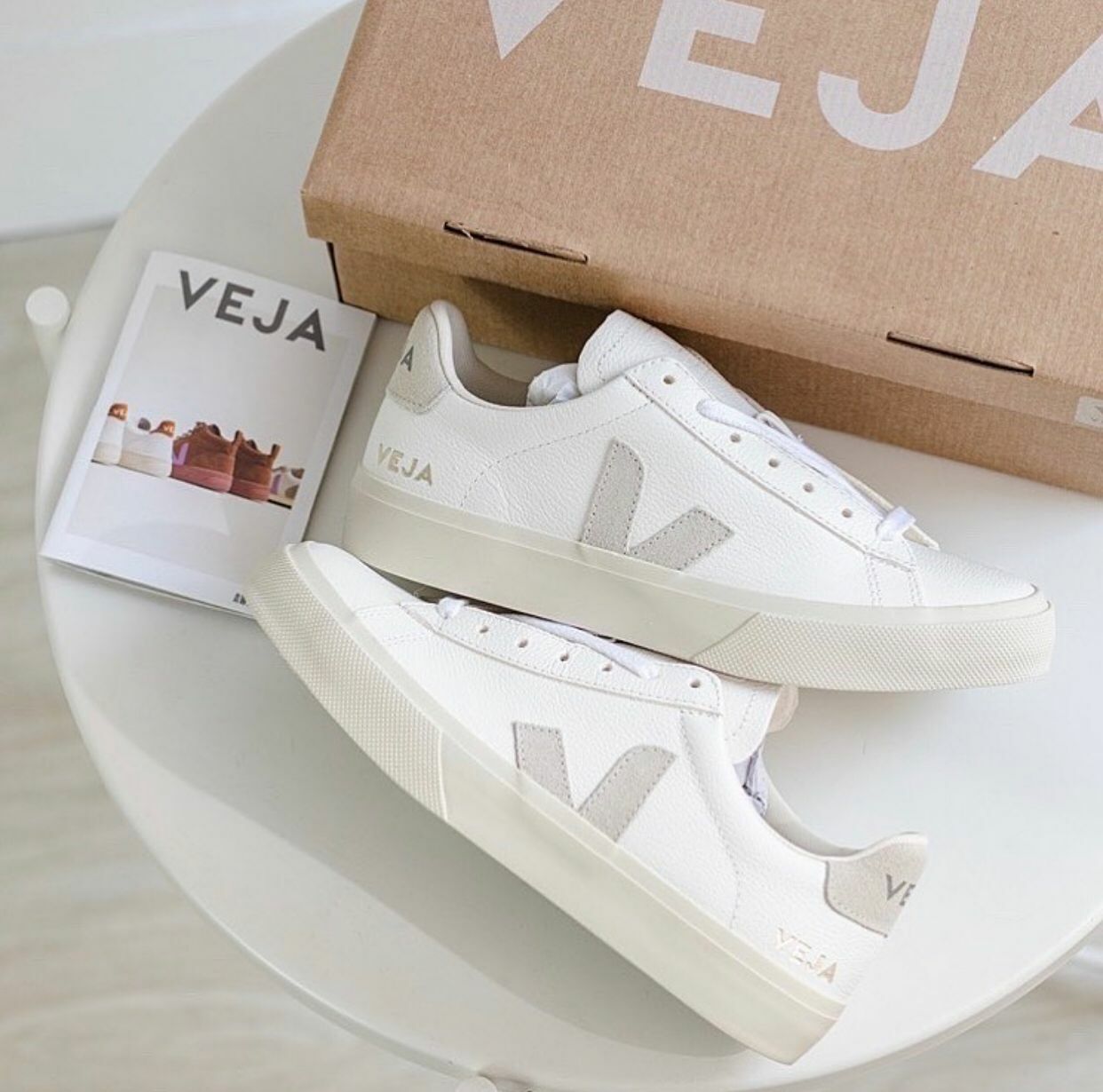 現貨 | Veja Campo Chromefree Leather 淺灰 小白鞋
