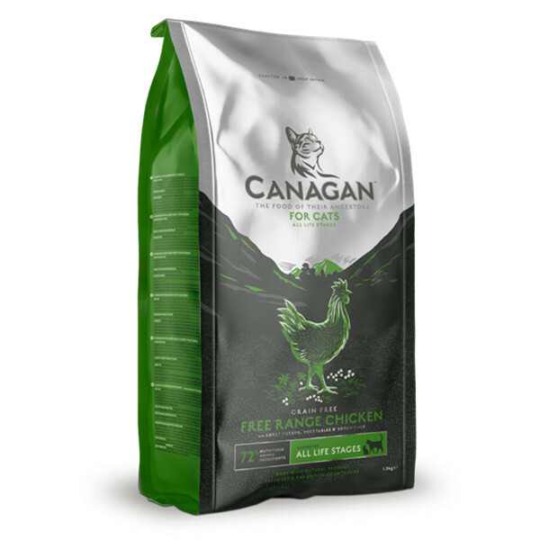 Canagan 無穀物走地雞配方貓糧 (綠色) 1.5 / 4kg