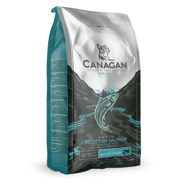 Canagan 無穀物蘇格蘭三文魚配方貓糧 (淺藍) 4kg