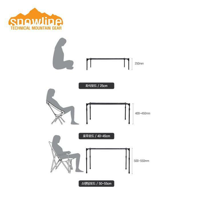 Snowline Cube System Table Plus+ 戶外家庭露營枱套裝
