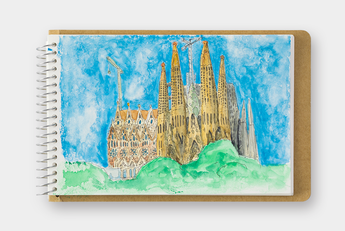 TRC Spiral Ring 筆記本 水彩紙(2種尺寸）