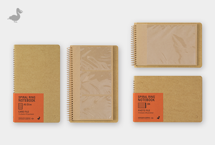 TRC Spiral Ring 筆記本 口袋相片夾/名片夾