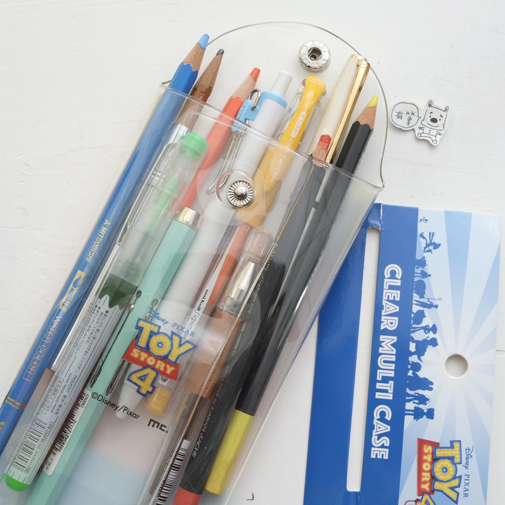 防水透明筆袋 Disney PIXAR 迪士尼 玩具總動員 CLEAR MULTI CASE