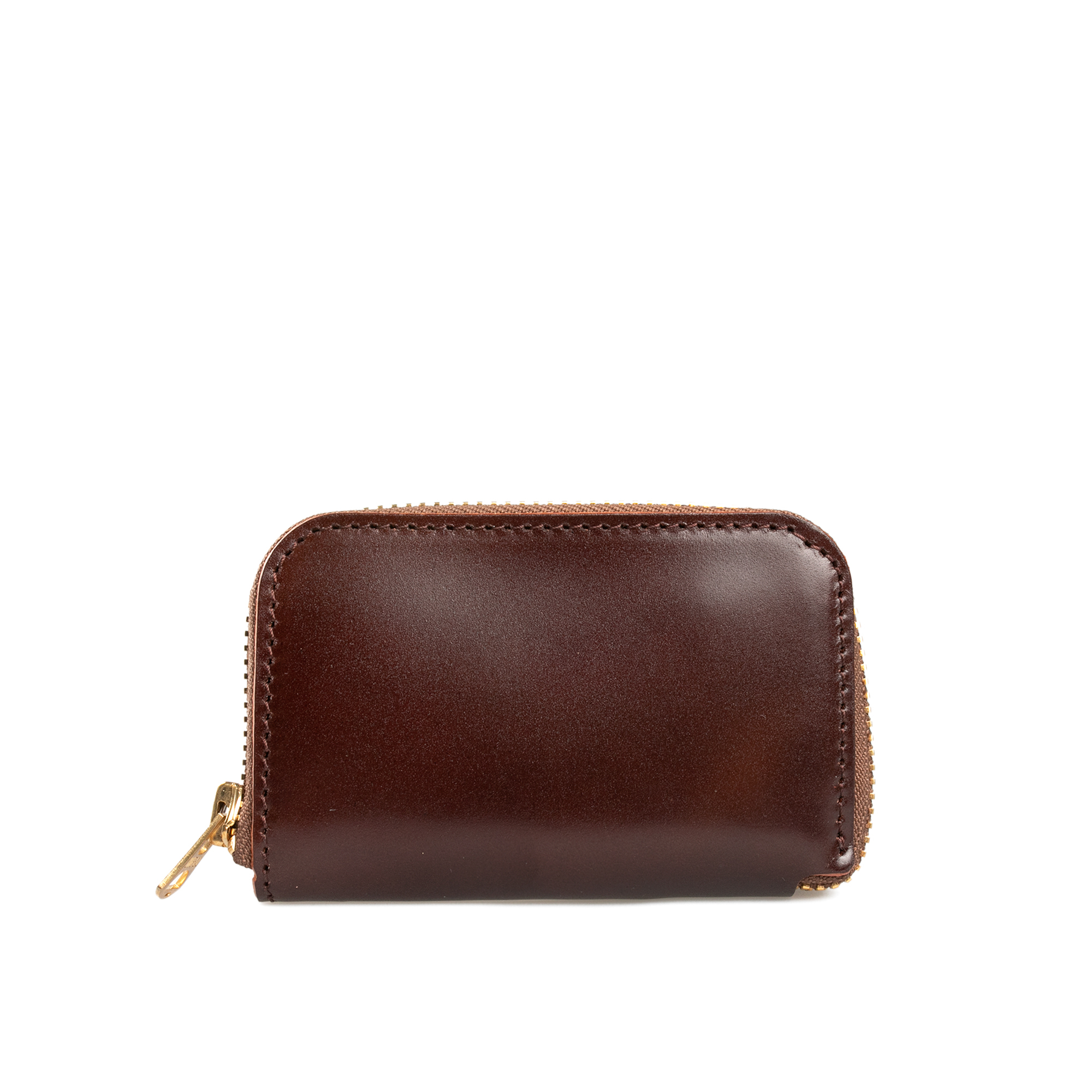 Barns Outfitters - Cordovan Round Zip Mini Wallet Choco