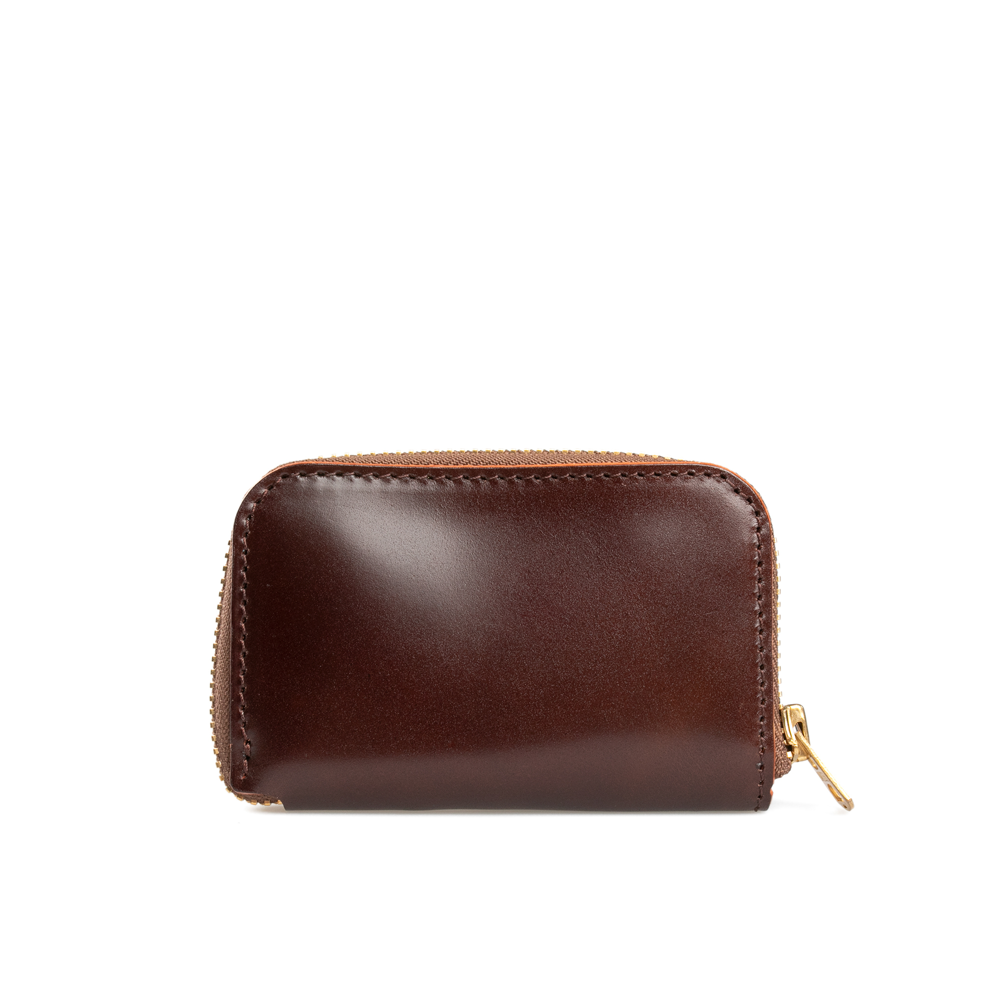 Barns Outfitters - Cordovan Round Zip Mini Wallet Choco