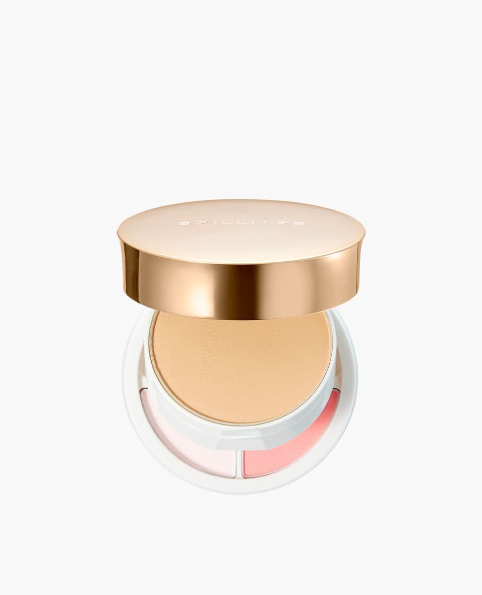 BRILLIAGE Authentic Woman Souvenir SPF40 / PA +++ foundation,highlight & cheek color 彩妝粉底盒